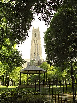 View from Sakura Park