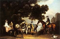 The Milbanke and Melbourne Families (ca. 1769), oil on canvas, 97 x 149 cm., National Gallery