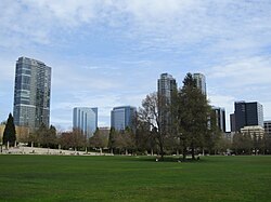 View from Bellevue Downtown Park