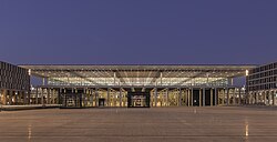 Berlin Brandenburg Airport (BER) at night
