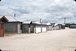 Buildings in the Joint Security Area as they appeared in 1956. View from the south.