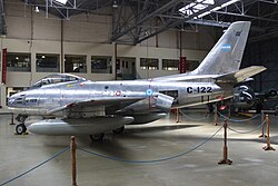 F-86F-30 of the Argentine Air Force, National Aeronautics Museum, Buenos Aires, Argentina