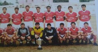 Al Ahly Players with the 1982 CAF Champions League