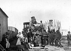 Workers of the railway, 1897.