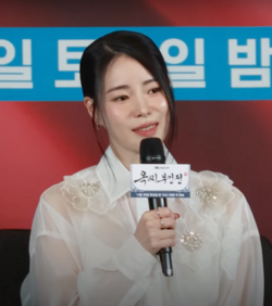 Lim during The Tale of Lady Ok press conference in November 2024