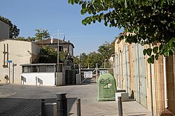 Gate in the UN buffer zone