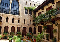 Beit Wakil in Al-Jdayde District in Aleppo, the first home of the Aleppo Room, 36.207696, 37.156238