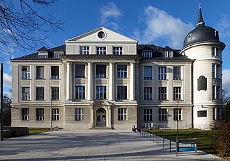 Former Kaiser-Wilhelm-Institut for Chemistry in Berlin, the place at which nuclear fission was first detected
