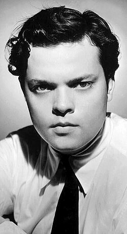 Publicity photo of Welles distributed after the radio scare (1938)