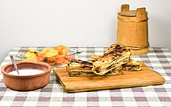 Fli is one of the most favoured dishes of traditional Albanian cuisine in Kosovo.
