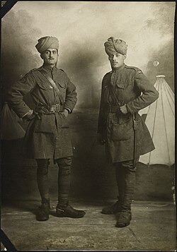 Unidentified members of the IMS in France, during World War I.