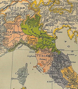 Northern Italy in 1799