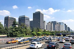 Beijing Financial Street from Fuchengmen