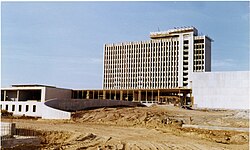 The Bureau of Standards headquarters in Gaithersburg, Maryland being constructed in 1964.