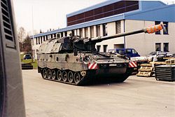 German Army PzH 2000 self-propelled artillery