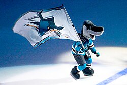 S. J. Sharkie, the Sharks' mascot, made his debut during the 1991–92 season.[21]
