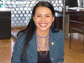 Diana Atamaint, Ecuadorian Shuar politician