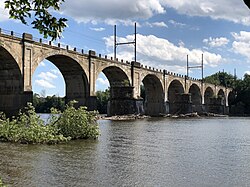 West Trenton Railroad Bridge across the Delaware River