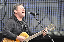 Santaolalla performing in 2010
