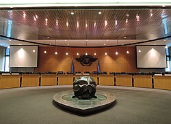 The ICAO's council chamber in July 2013