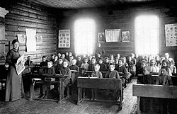 Russian primary school in the 1900s