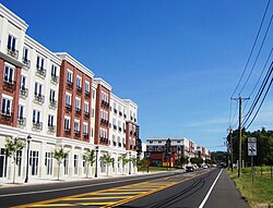 Robbinsville Town Center along Route 33.