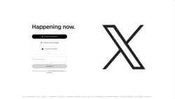 Homepage visited while logged out