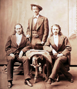 "Wild Bill" Hickok, Texas Jack Omohundro, and Cody in 1873
