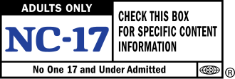 NC-17 rating symbol and block