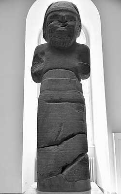 Colossal statue of Hadad, from Gerdshin near Sam'al, 775 BCE, Pergamon Museum
