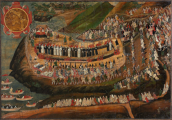 The 1622 Great Genna Martyrdom included crucifixions