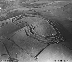 Maiden Castle, Dorset, is one of the largest hill forts in Europe.[10][11]