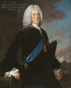 1740 portrat of Montagu by George Knapton