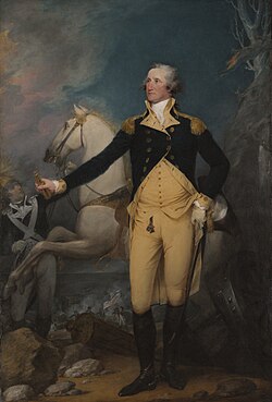 General George Washington at Trenton on the night of January 2, 1777by John Trumbull (1792)