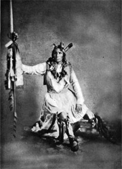 Little Crow, leader of the Mdewakanton during the 1862 Dakota War, c. 1863