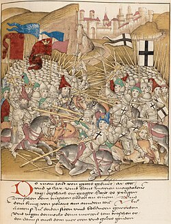 The Battle of Grunwald was fought against the German Order of Teutonic Knights, and resulted in a decisive victory for the Kingdom of Poland, 15 July 1410.
