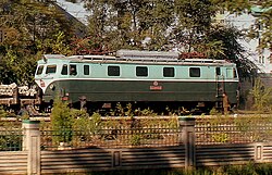 Red Flag 2 Class locomotive in Pyongyang