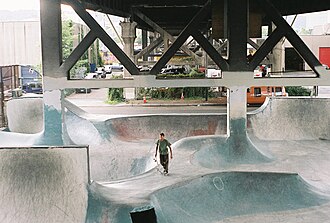 Burnside Skatepark in Portland, Oregon is one of the world's most recognizable skateparks.
