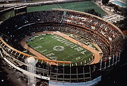 View of the stadium during the opening of the 1978 FIFA World Cup
