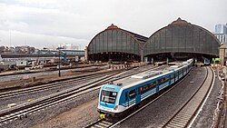 Retiro station (2025). Much of Argentina's railway infrastructure was developed through British investment.