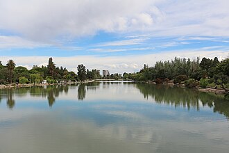 Lake in General San Martín Park
