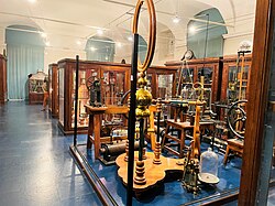 University History Museum, collection of instruments for the study of chemistry and physics, 18th and 19th century, some belonging to Alessandro Volta