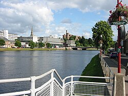 Inverness, the administrative centre and traditional capital of the Highlands