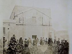 Church in Nazareth on the supposed site of Joseph's workshop, 1891