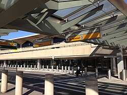 Terminal B viewed from the front