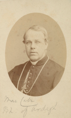 Edward McCabe, one of the founders of the school, as Archbishop of Dublin