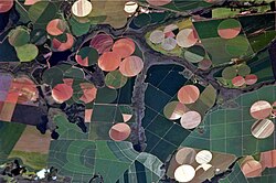 Diverse agricultural landscape in western Minas Gerais
