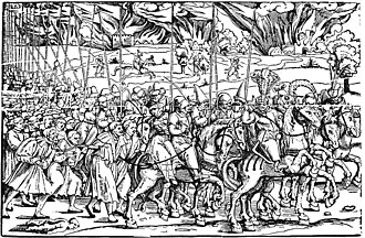 Ottoman Turks with captives from the Hundred Years' Croatian–Ottoman War