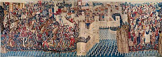 Takeover of Tangier, depicted by the Pastrana Tapestries.