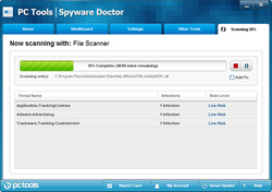 Screenshot of PC Tools Spyware Doctor